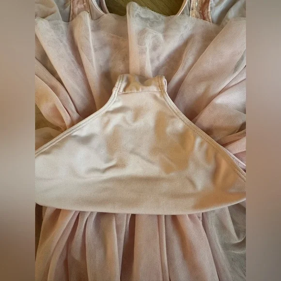 Pink Velvet Bloch Ballet Tutu - Picture 5 of 5